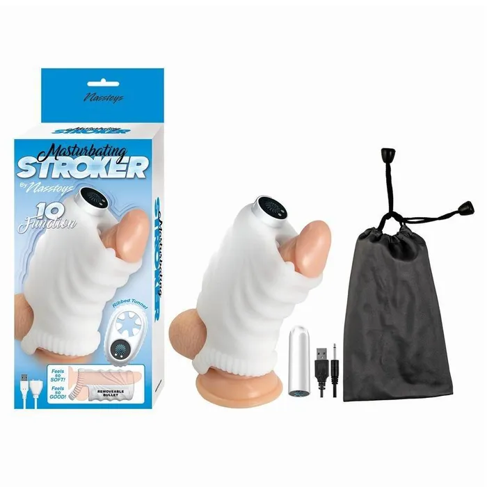 Novelties By Nasswalk Inc Male Sex Toys Masturbating Stroker w Removable 10 Function Rechargable Bullet Novelties By Nasswalk Inc Male Sex Toys Masturbating Stroker w Removable 10 Function Rechargable Bullet