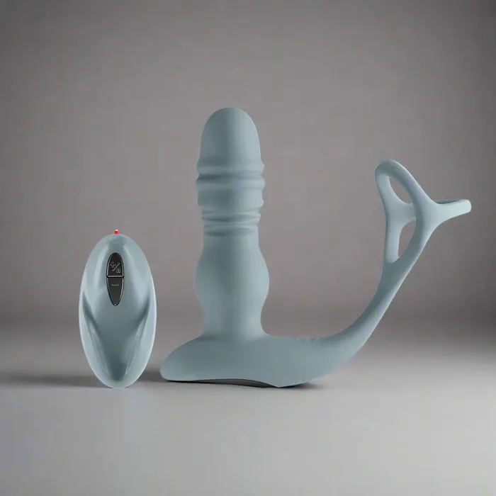 NS Novelties Renegade The Handyman CRing Prostate Massager wRemote Gray Male Sex Toys NS Novelties Renegade The Handyman CRing Prostate Massager wRemote Gray Male Sex Toys