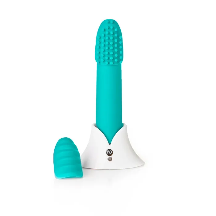 NU Sensuelle NU Sensuelle POINT PLUS 20Function Bullet With Silicone Tips Tiffany Blue Vibrators