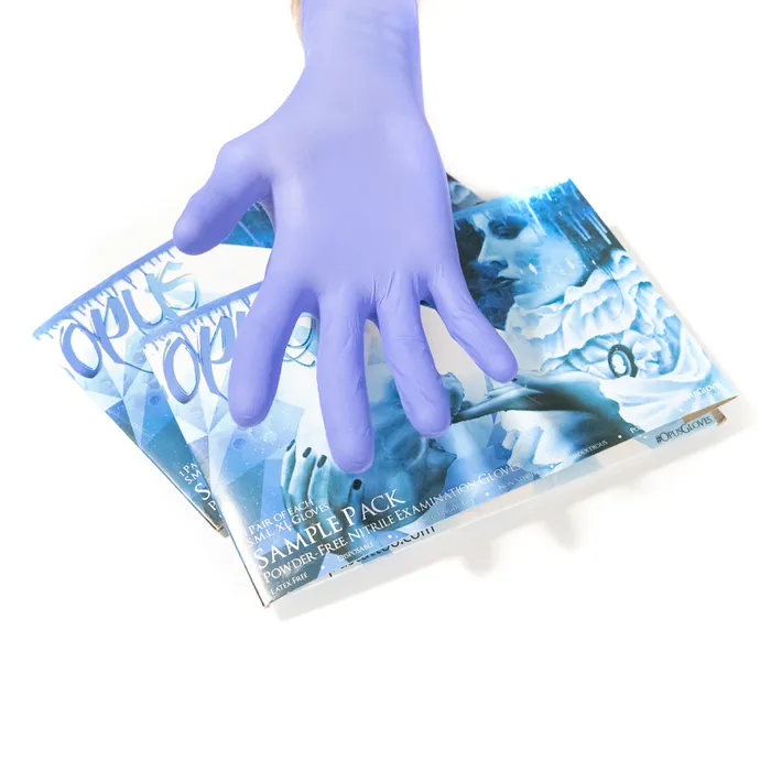 Opus Blue Disposable Nitrile Gloves Sample Pack Opus Vibrators