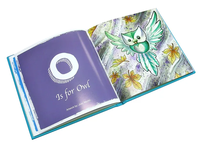 Out of Step Books Dildos ABC Tattoo Artists Illustrate the Alphabet Padded Hardcover Book