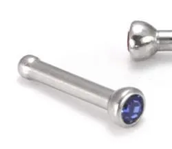 Painful Pleasures Anal 18g Bezel Set Jeweled Nose Bone 5mm Jewelry Martini Glass Style Painful Pleasures Anal 18g Bezel Set Jeweled Nose Bone 5mm Jewelry Martini Glass Style