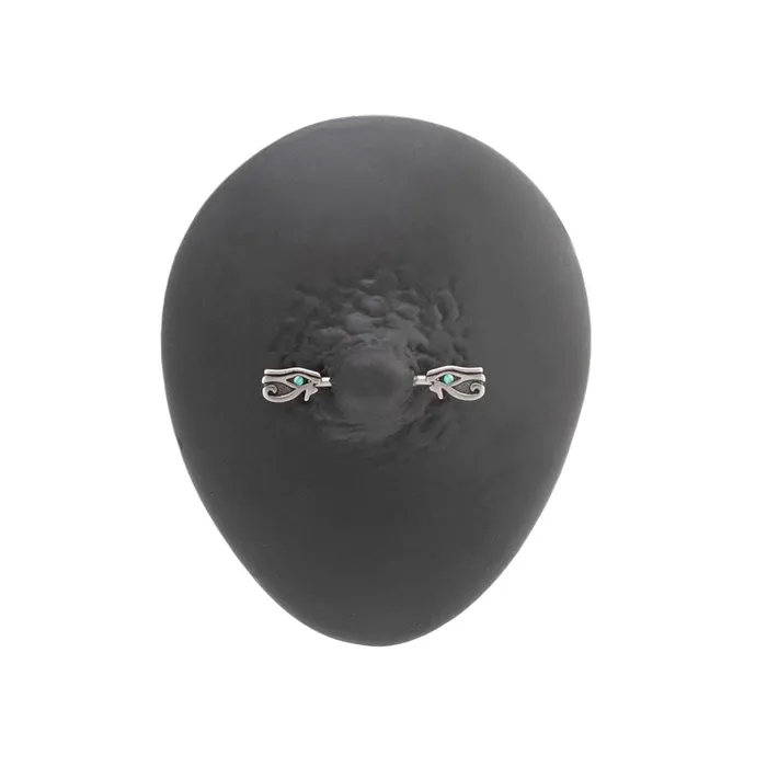 Painful Pleasures Couples 14g 135mm Eye of Horus Nipple Barbell Price Per 1