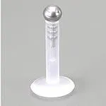 Painful Pleasures Male Sex Toys 14g 516 Bioplastic Labret with 23mm Bioplastic Ball Painful Pleasures Male Sex Toys 14g 516 Bioplastic Labret with 23mm Bioplastic Ball