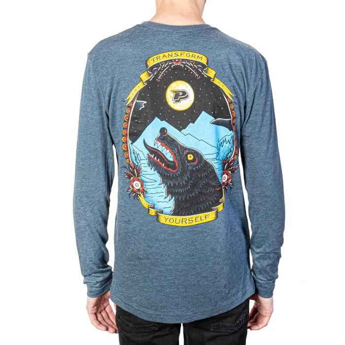 Painful Pleasures Male Sex Toys PainfulPleasures Body Transformation Indigo Triblend LongSleeve Tee Painful Pleasures Male Sex Toys PainfulPleasures Body Transformation Indigo Triblend LongSleeve Tee