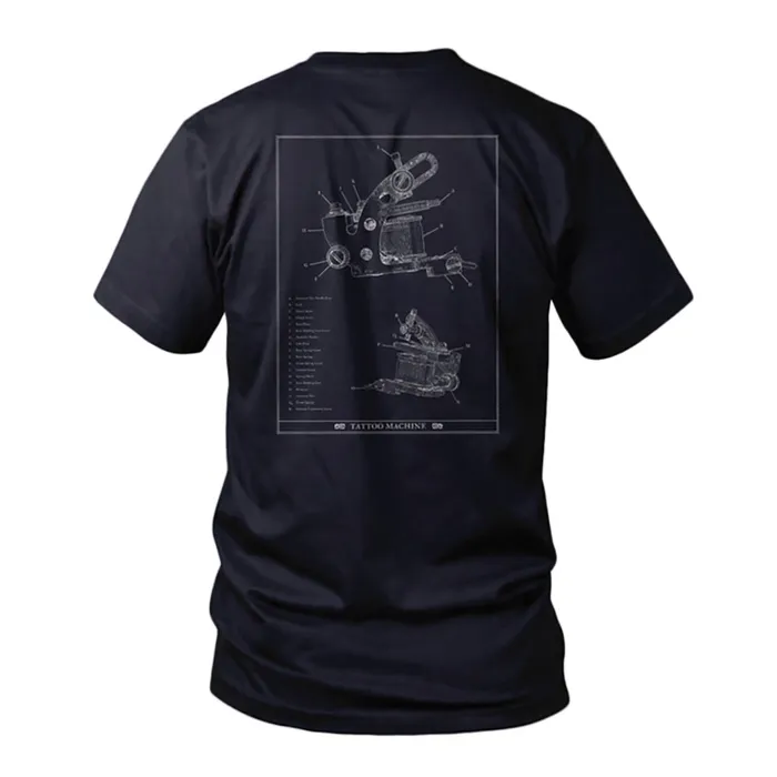 Painful Pleasures PainfulPleasures Tattoo Machine Midnight Navy Unisex Tee Female Sex Toys Painful Pleasures PainfulPleasures Tattoo Machine Midnight Navy Unisex Tee Female Sex Toys