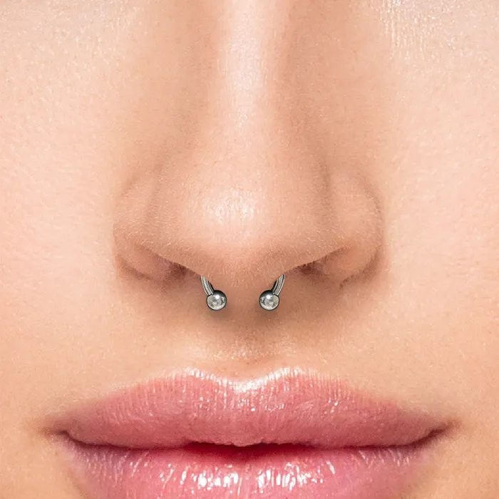 Painful Pleasures Vibrators 18g Titanium Circular Barbell Price Per 1 Pick Diameter