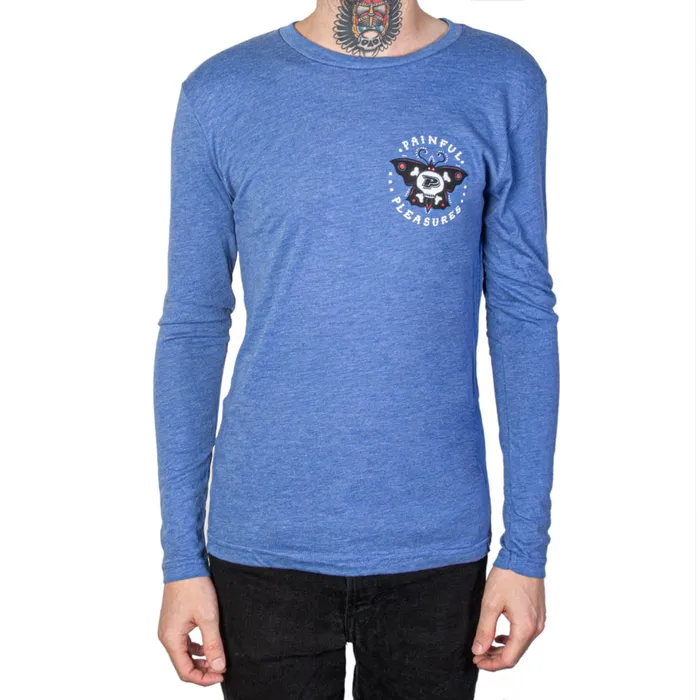 PainfulPleasures Body Transformation Royal Blue Triblend LongSleeve Tee Painful Pleasures Vibrators