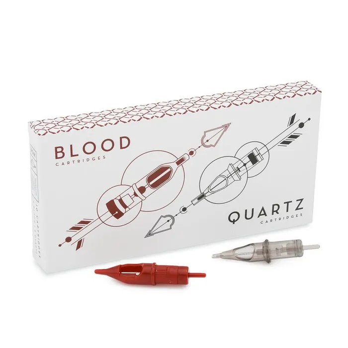 Peak Male Sex Toys Peak Needles Blood and Quartz Sample Pack Box of 10 Cartridge Tattoo Needles
