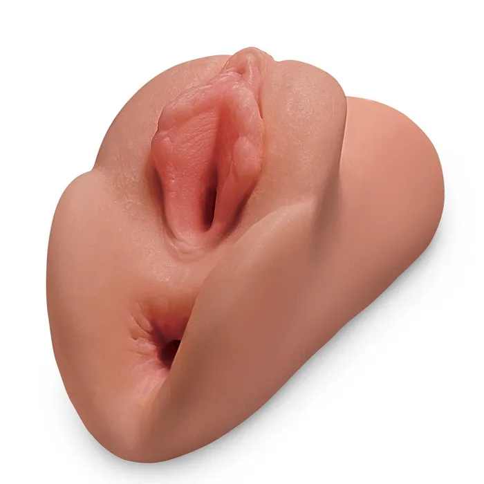 Perfect Pussy Ass Double Stroker Caramel Pipedream Products Male Sex Toys