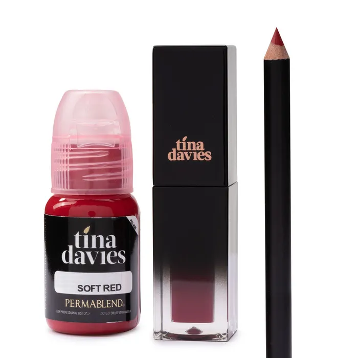 Perma Blend Vibrators Tina Davies Lip Trio Perma Blend Soft Red