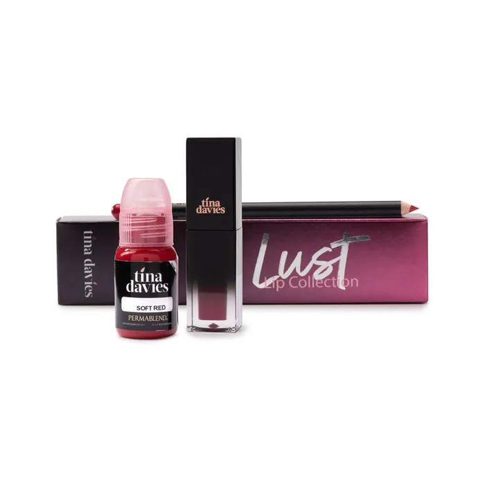 Perma Blend Vibrators Tina Davies Lip Trio Perma Blend Soft Red