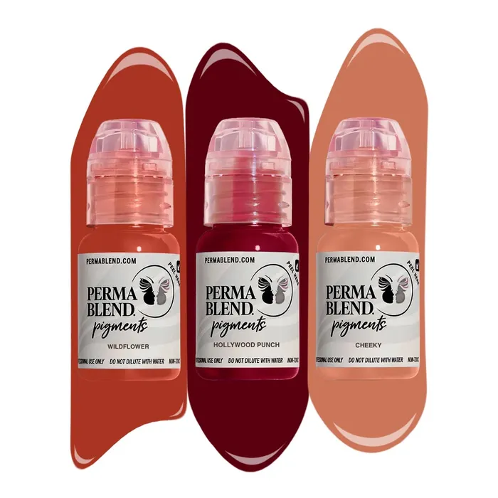 Perma Blend Vibrators VaVaVoom Lip Trio Perma Blend 12oz