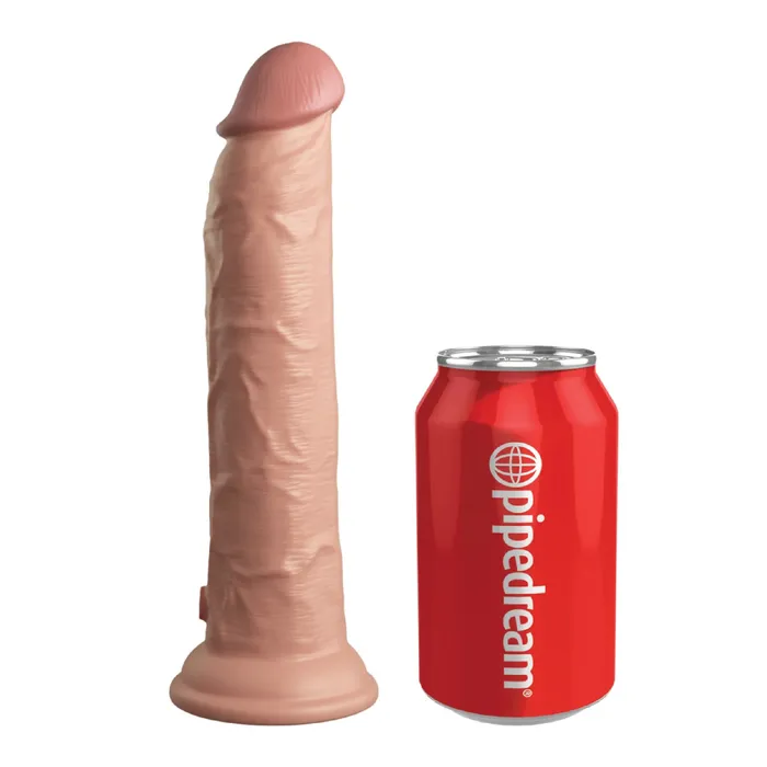 Pipedream Products Female Sex Toys King Cock Elite 9 Vibrating Silicone Dual Density Dildo with Remote Vanilla Pipedream Products Female Sex Toys King Cock Elite 9 Vibrating Silicone Dual Density Dildo with Remote Vanilla