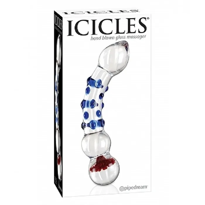 Pipedream Products Icicles No18 Double Ended Glass GSpot Dildo Dildos