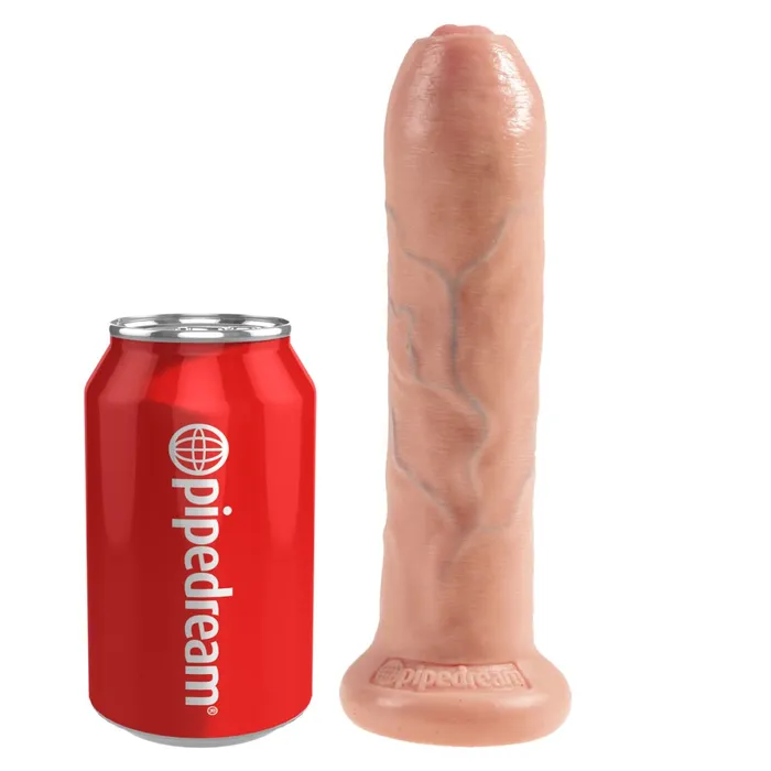 Pipedream Products King Cock Uncut 7 Inch Suction Cup Dildo with Moving Foreskin Vanilla Dildos Pipedream Products King Cock Uncut 7 Inch Suction Cup Dildo with Moving Foreskin Vanilla Dildos