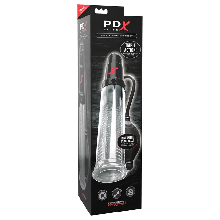 Pipedream Products Male Sex Toys Suck N Pump Penis Pump Stroker