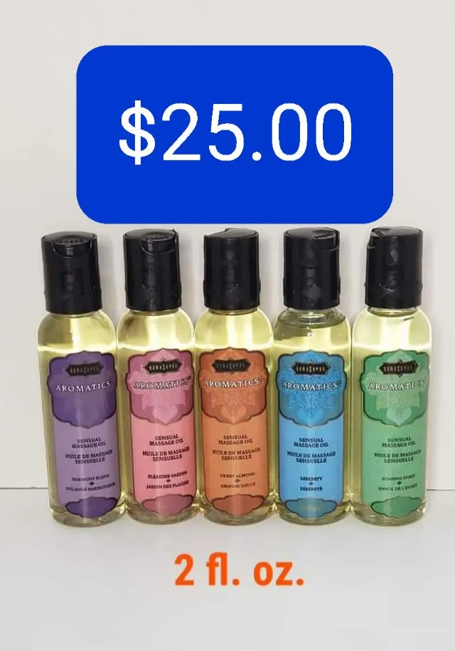 Pleasher Spot KamaSutra Aromatics Sensual Massage Oil Couples