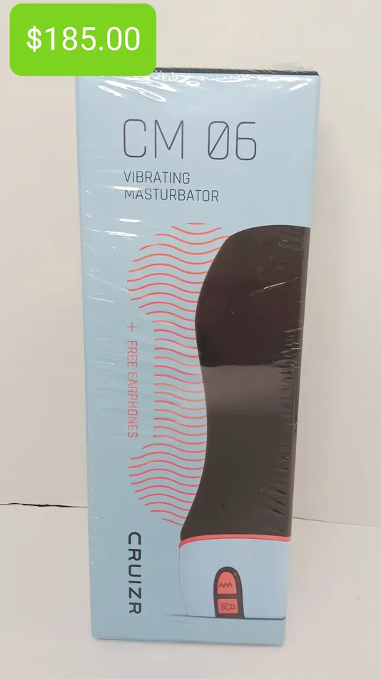 Pleasher Spot Male Sex Toys Cruzir Vibrating Masturbator w Voice Activator