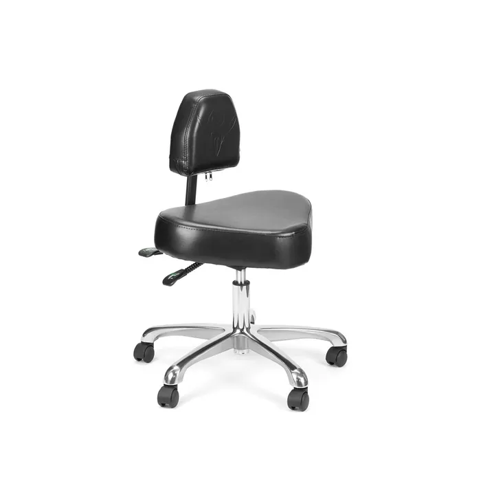 Precision Anal Precision Professional Tattoo Stool Black and Silver