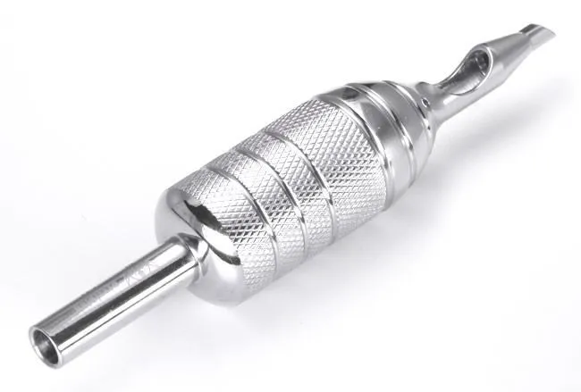 Precision Male Sex Toys 5FT 1 PIECE Combo Stainless Steel Tattoo 78 Grip with 5 FT CLOSED Flat Tip
