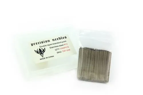 Precision Needles Female Sex Toys 12 Standard 1000 Loose Tattoo Needles Double Long Taper