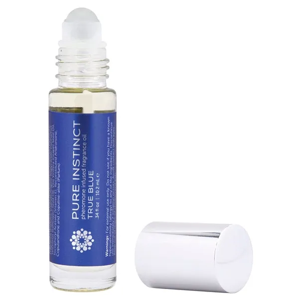 Pure Instinct TRUE BLUE Pheromone Cologne 34 oz RollOn Classic Erotica Vibrators Pure Instinct TRUE BLUE Pheromone Cologne 34 oz RollOn Classic Erotica Vibrators