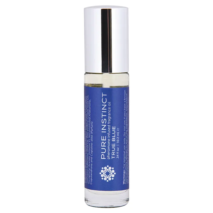 Pure Instinct TRUE BLUE Pheromone Cologne 34 oz RollOn Classic Erotica Vibrators