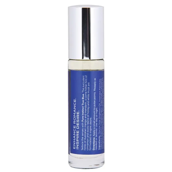 Pure Instinct TRUE BLUE Pheromone Cologne 34 oz RollOn Classic Erotica Vibrators