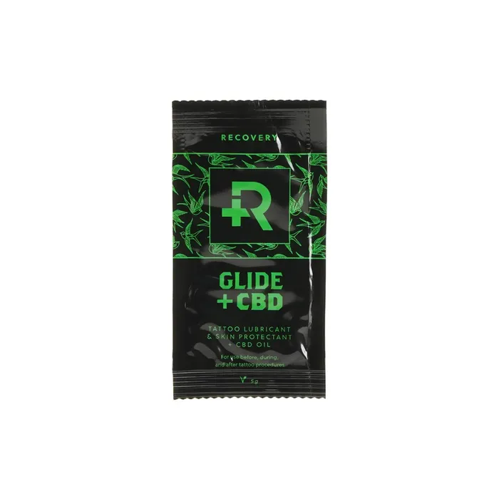 Recovery Anal Recovery Tattoo Glide CBD 5g Pouch Case of 100