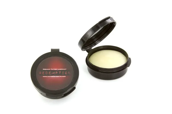 Redemption Organic Tattoo Lubricant and Aftercare 025oz FlipTop Tub Redemption Lubricants