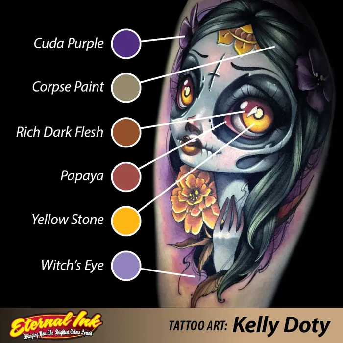 Rich Dark Flesh M Series Eternal Tattoo Ink Pick Your Size Eternal Dildos