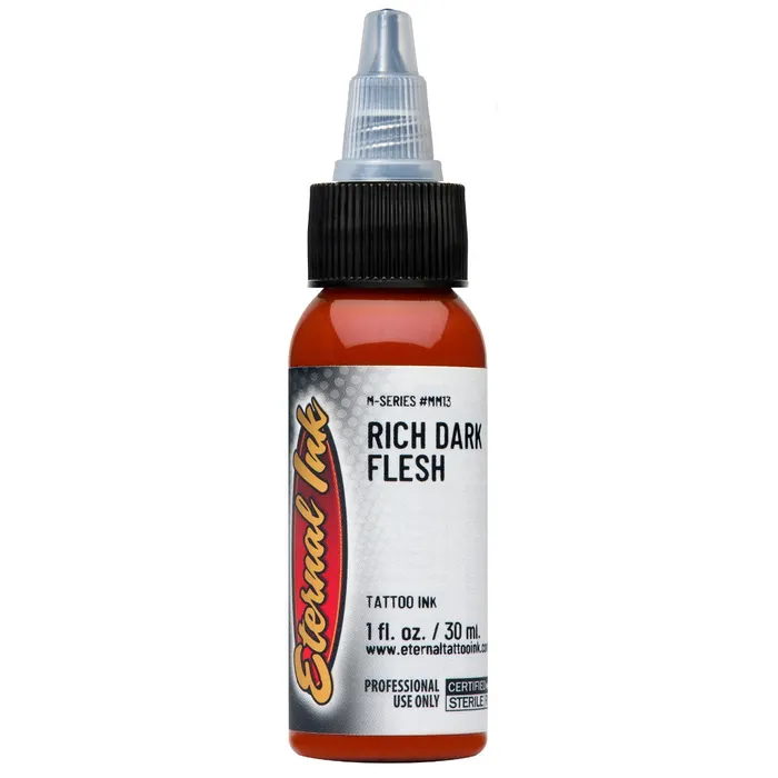 Rich Dark Flesh M Series Eternal Tattoo Ink Pick Your Size Eternal Dildos