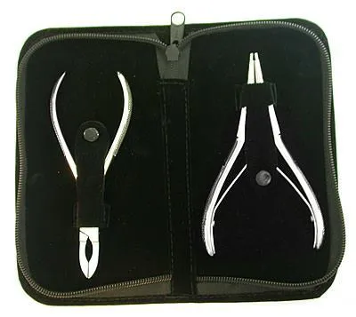 Ring Opening and Closing Plier Set with Black Velvet Case Pierced Tools Male Sex Toys Ring Opening and Closing Plier Set with Black Velvet Case Pierced Tools Male Sex Toys