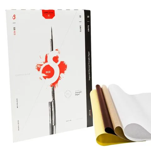 S8 Red Tattoo Stencil Transfer Paper Pick Quantity S8 Tattoo Vibrators