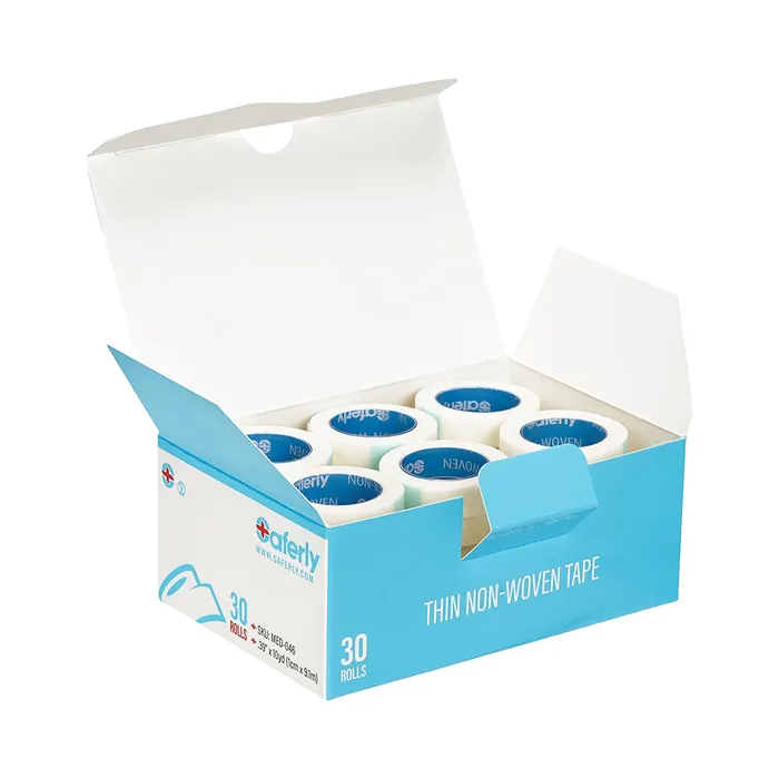 Saferly Medical Tape Case of 30 Rolls Precision Medical Anal