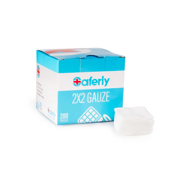 Saferly Saferly Gauze Box of 200 Pick Size Male Sex Toys