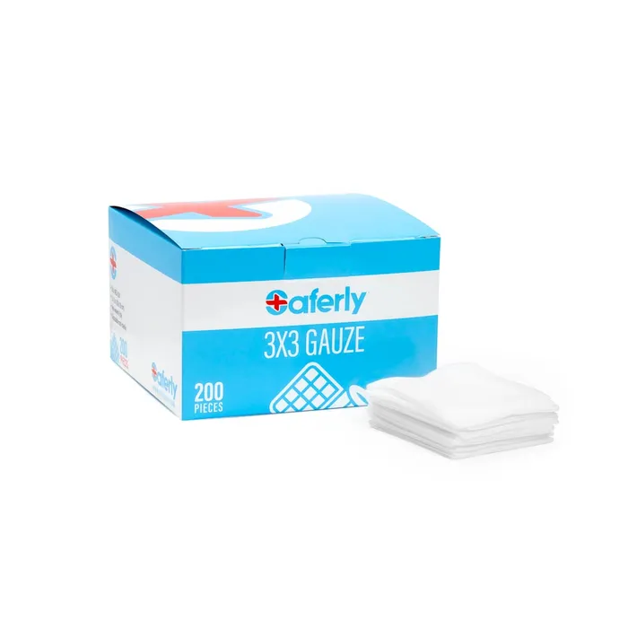 Saferly Saferly Gauze Box of 200 Pick Size Male Sex Toys