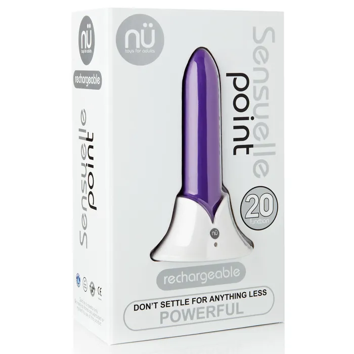 Sensuelle Point 20 Function Bullet Vibrator Purple NU Sensuelle Vibrators