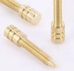 Short Brass Contact Screw M4 Metric Version 9 Precision Vibrators
