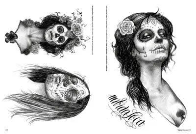 Skull Woman Tattoo Designs Softcover Book 3ntini Vibrators