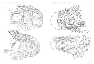 Skull Woman Tattoo Designs Softcover Book 3ntini Vibrators