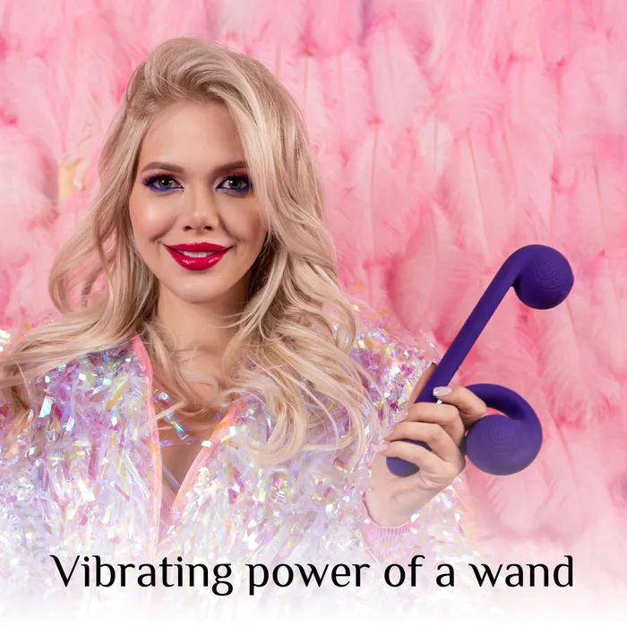 Snail Vibe Vibrators The Snail Ultra Powerful 2 Motor Dual Stimulating Vibrator Purple