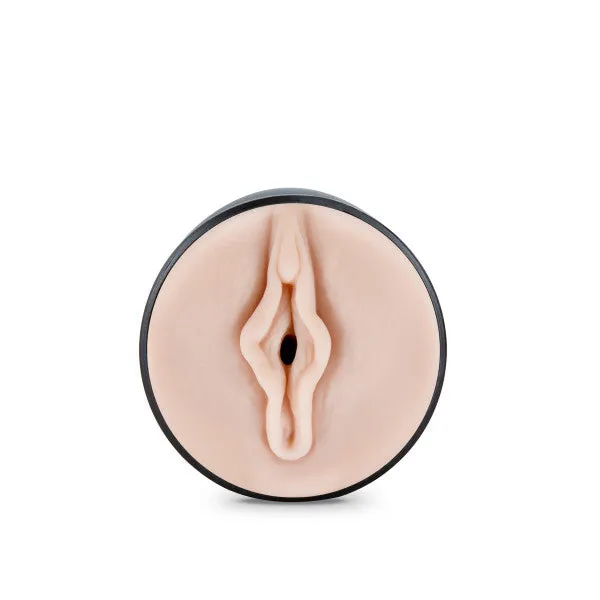 Soft and Wet Pussy Self Lubricating Stroker with Pleasure Ridges Vanilla Blush Male Sex Toys
