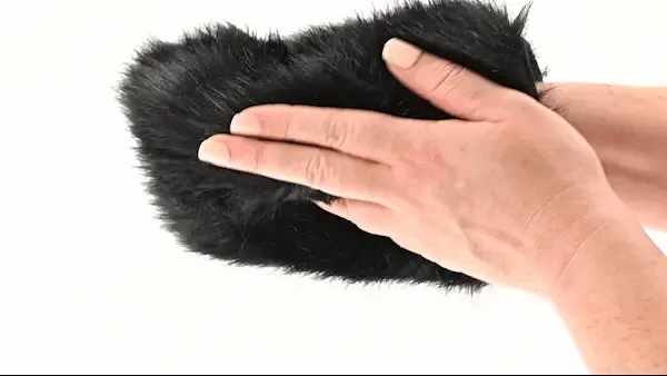 Sportsheets Anal Spiked and Furry Black Sensory Mitt