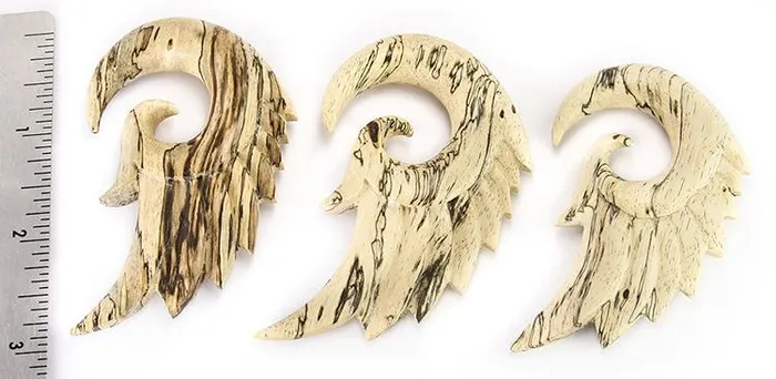 Tamarind Wood Hanger Wings Natural Body Jewelry Price Per 1 Elementals Organics Female Sex Toys