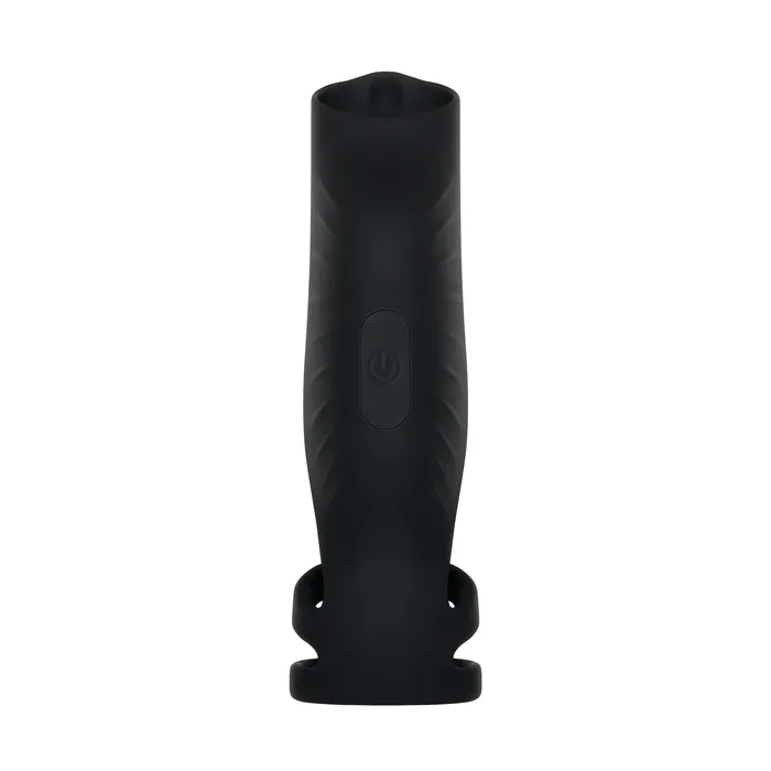 The Rocketeer Vibrating Penis Enhancer Sheath Black Evolved Novelties Anal