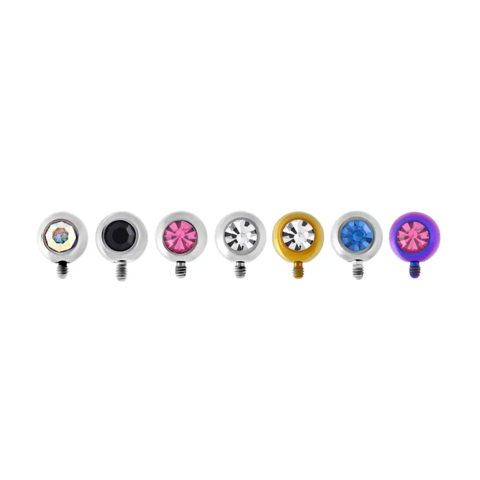 Tilum 14g12g Internally Threaded 90 Swarovski Jeweled Titanium Ball 5mm Price Per 1 Tilum Male Sex Toys