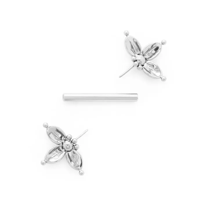 Tilum 14g 916 Galium Titanium Threadless Nipple Barbell Tilum Nipple Clitoral Toys
