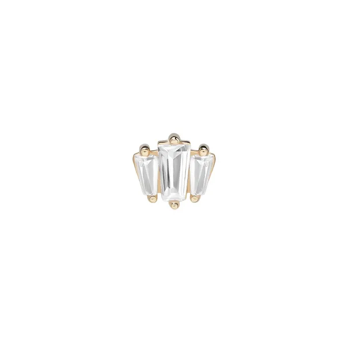 Tilum 14kt Yellow Gold Trinal Baguette Threadless Top Price Per 1 Tilum Vibrators Tilum 14kt Yellow Gold Trinal Baguette Threadless Top Price Per 1 Tilum Vibrators
